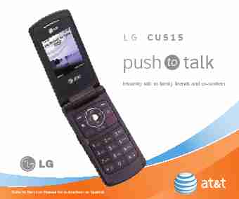 AT&T; Cell Phone L G C U 5 1 5-page_pdf